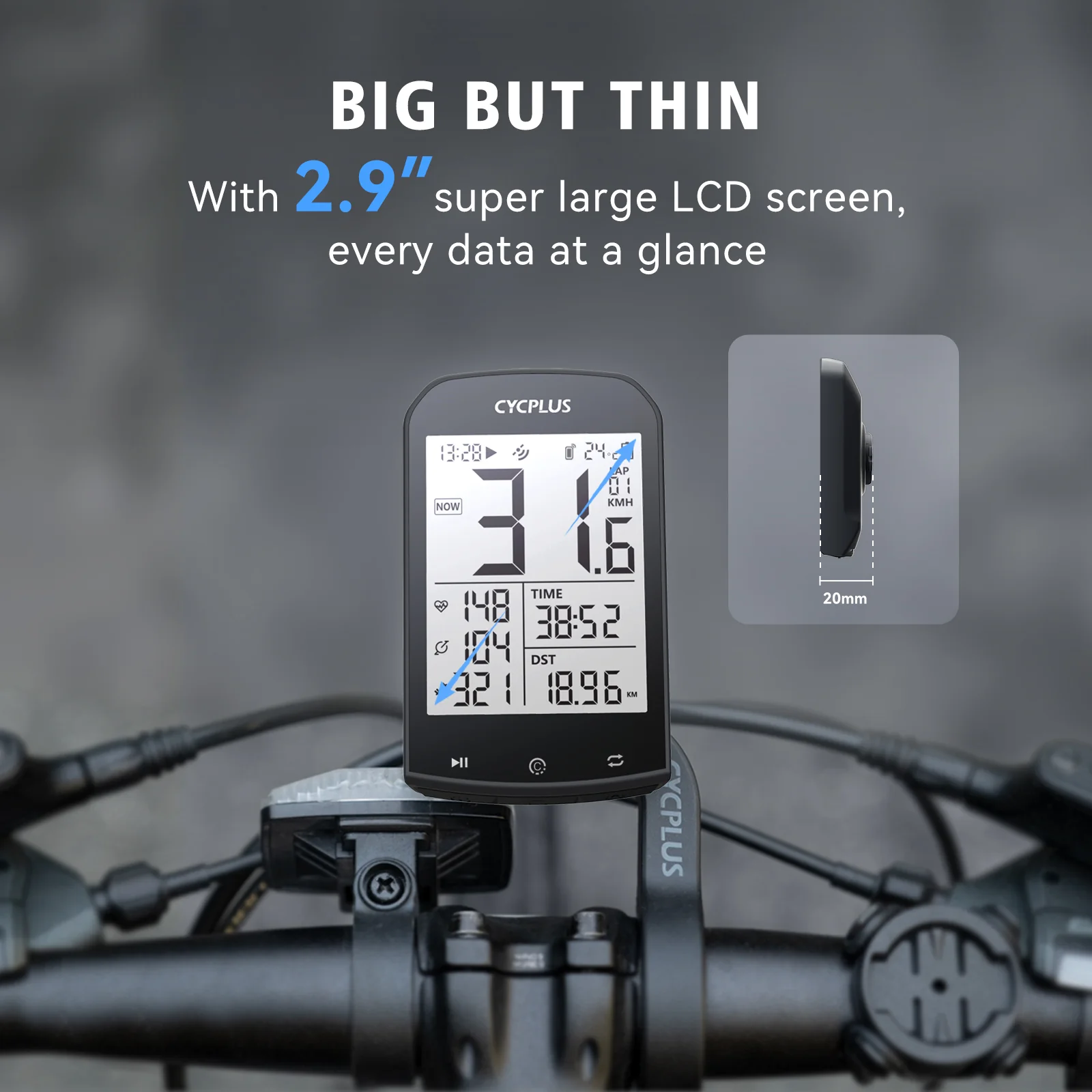 M1 GPS Wireless Bike Computer - Image 6